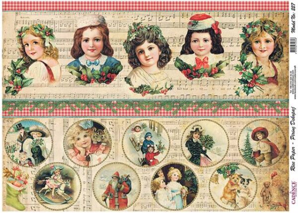 Boże Narodzenie vintage dzieci retro
